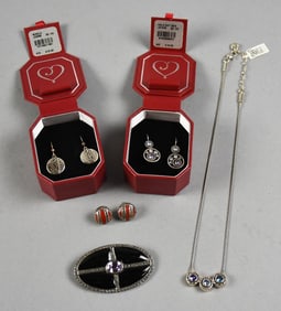 Judith Jack & Brighton Sterling Jewelry Assortment