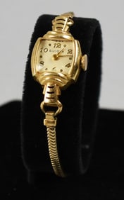 c1950 Bulova 14K L1 Ladies Wrist Watch