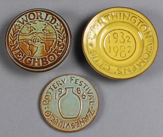 Nicodemus Art Pottery Assorted Commemorative Pieces