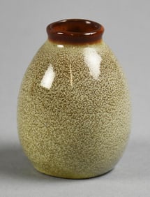 Nicodemus Art Pottery Ferro-Stone Mottled Vase