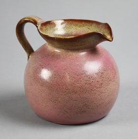 Nicodemus Art Pottery Ferro-Stone Pink Pitcher
