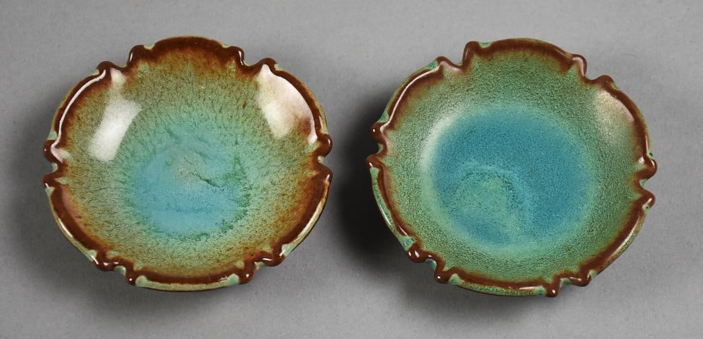 Nicodemus Art Pottery Ferro-Stone Ashtrays (1 of 3)