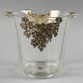 Arthur Court Designs Ice Bucket, Pewter Grape & Leaf