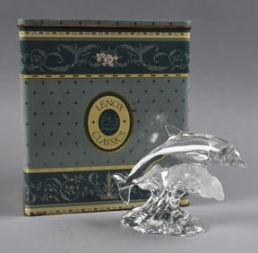 Lenox Classics Crystal Majestic Dolphin Sculpture