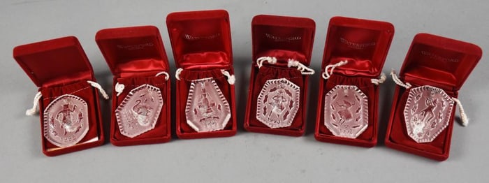 1990-95 Waterford Crystal 12 Days of Christmas, Original Box