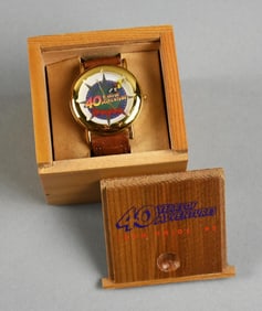 Disneyland 40 Years of Adventure Cast Member Watch, Orig Box