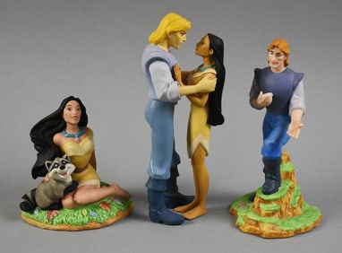Walt Disney Pocahontas & John Smith Figurines
