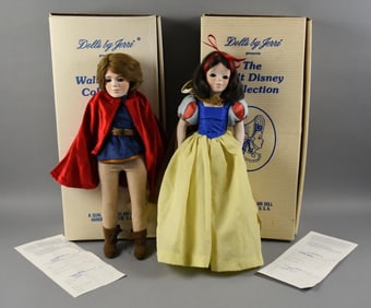 Disney's Snow White & Prince, 1983 Dolls by Jerri