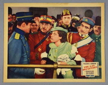 1935 The Gay Deception Signed by Lederer & Dee Lobby Card