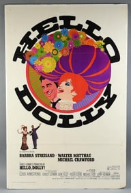 1969 Hello Dolly Barbra Streisand One Sheet
