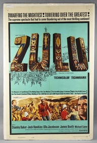 1963 Zulu Historical Drama One Sheet Movie Poster