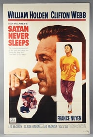 1962 Satan Never Sleeps, Holden, Webb One Sheet