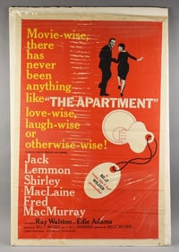 1960 The Apartment One Sheet Movie Poster