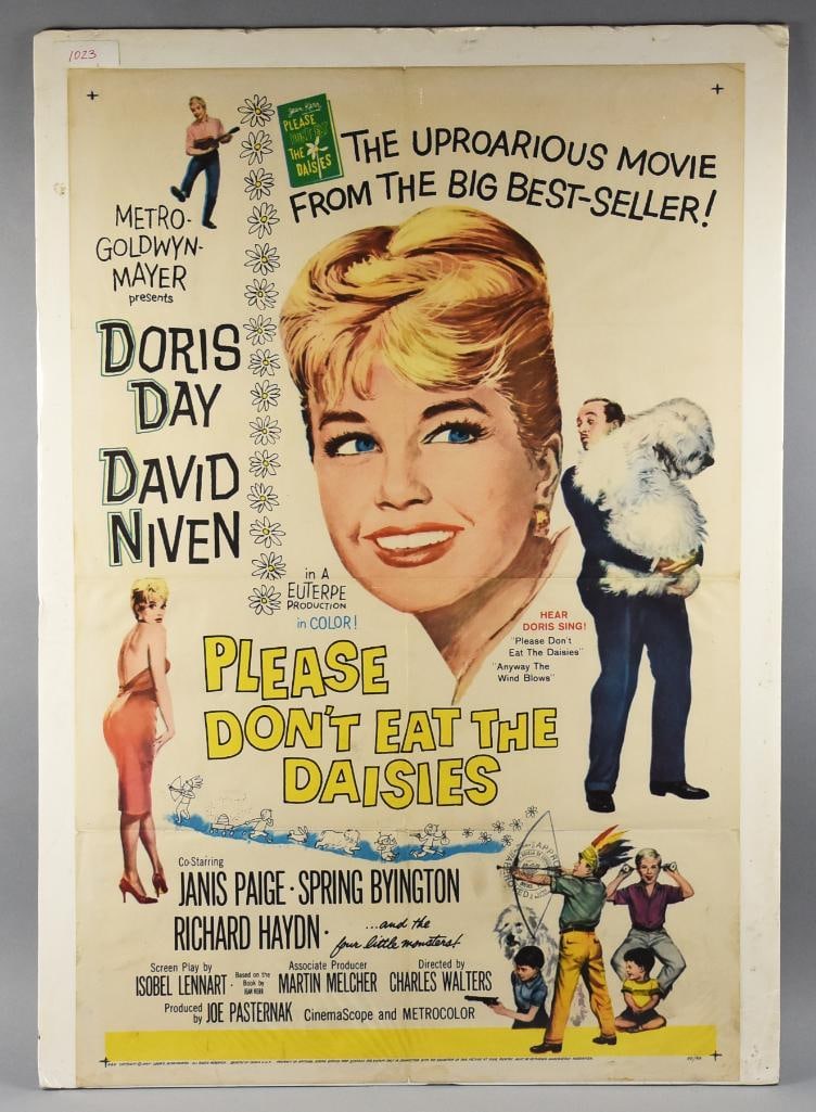 1960 Please Don't Eat the Daisies, Day & Niven One Sheet (1 of 4)