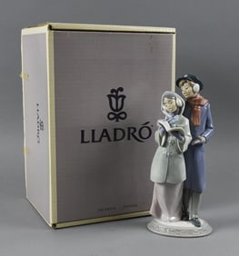 Lladro Porcelain Christmas Melodies No. 6128, Original Box