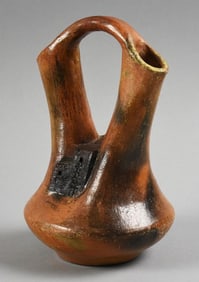Elsie Bigman Navajo Pottery Wedding Vase