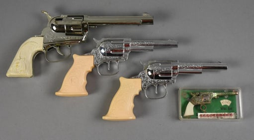 Vintage Mattel, FVM Plus Western Toy Cap Gun Assortment