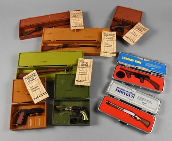Vintage Marx, Galoob Toy Replica Cap Gun Collection