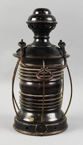 Murdock Inc. Perko Style Nautical Lantern, Ruby Shade