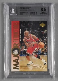 1995-96 Upper Deck Michael Jordan Electric Court Beckett 8.5