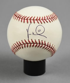 Vernon Wells Center Fielder Signed Baseball MLB Hologram