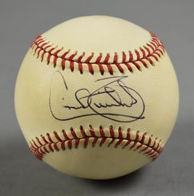 Cecil Fielder MLB First Baseman & DH Signed Baseball