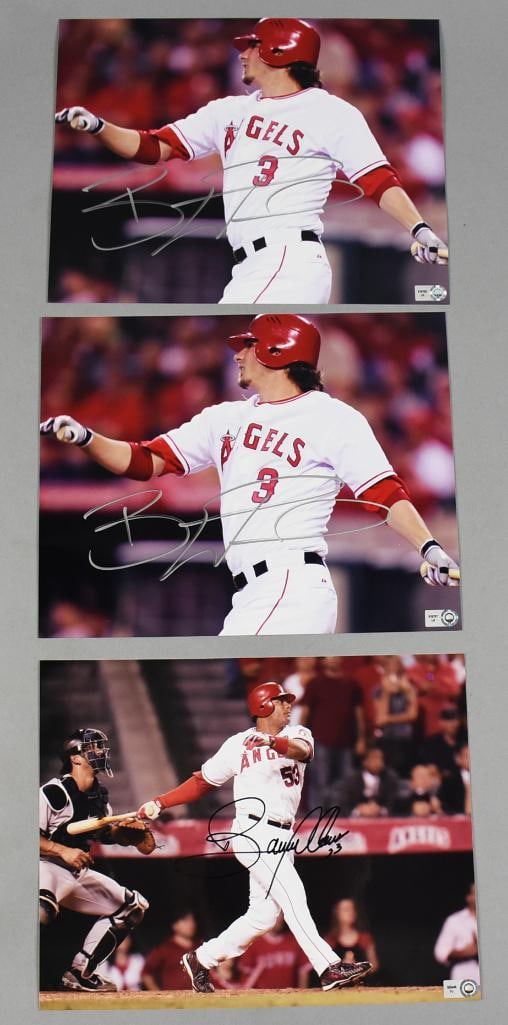 Bobby Abreu & Brandon Wood Signed Photos-MLB Holograms (1 of 5)