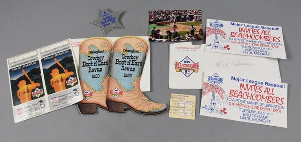 1989 California Angels, Disneyland All-Star Memorabilia