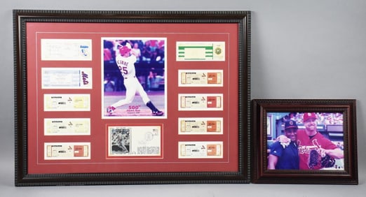 Mark McGwire Historic Game Tickets-McGwire/Sosa Photo