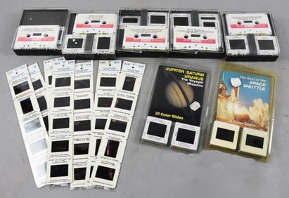 Vintage Slides, NASA w/ Tapes & Volcanoes in Hawaii