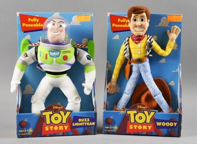 1996 Hasbro Toy Story Poseable Figure Dolls, MIP NOS