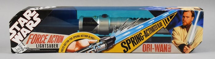 2006 Hasbro Star Wars Obi Wan Force Action Lightsaber MIB