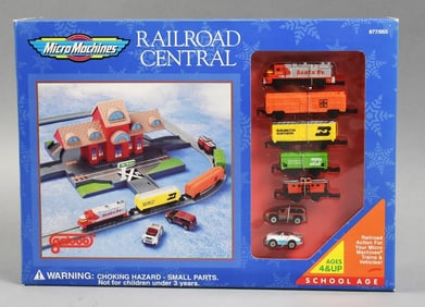 1993 Galoob Micro Machines Railroad Central - MIB-NOS