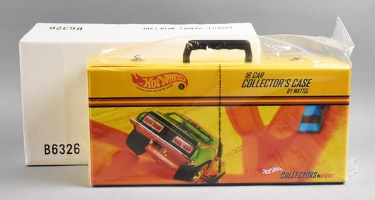 2002 Mattel Hot Wheels 16 Car Collector Case-MIP-NOS