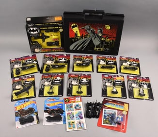 (18) 1990s-00s Ertle & More Batman Figures/Vehicles-NOS