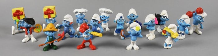 (17) Smurf Collection, McDonald's Premium Toys