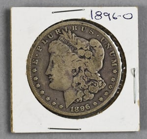 1896 O Morgan Silver Dollar