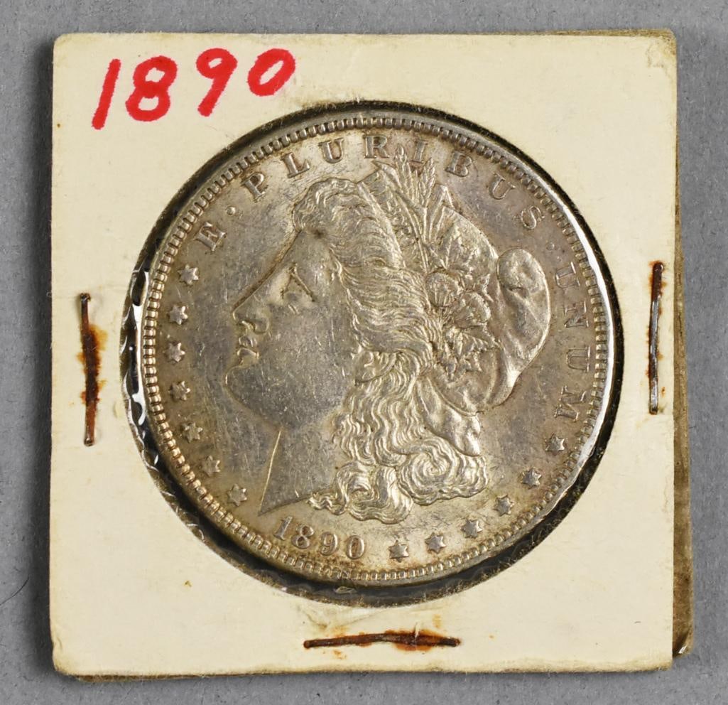 1890 Morgan Silver Dollar: Appears Very Fine.