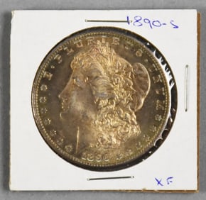 1890 S Morgan Silver Dollar Extremely Fine