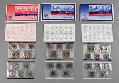 2002 US Mint Uncirculated Coin Sets, 50 State Quarters