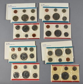 1973, 1975-76 US Mint Uncirculated Coin Sets
