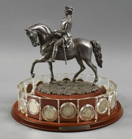 Washington Silver Quarter Sculpture Danbury Mint