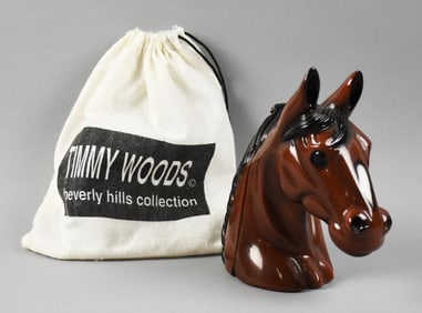 SIGNED Timmy Woods Secretariat Horse Purse, Sex in The City