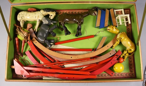 c1915 Schoenhut Humpty Dumpty Circus, Original Box