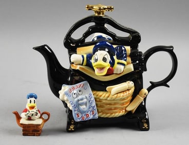 Disney Cardew Designs Ltd Ed. Donald Duck Teapots