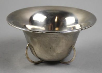 Mid Century Juvento Lopez Reyes Modernist Mexican Sterling Bowl