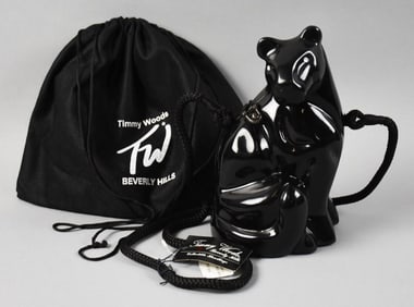 Timmy Woods Black Panther, Malcolm Purse, Original Dust Bag