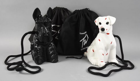 Timmy Woods Dog Purses with Original Dust Bag