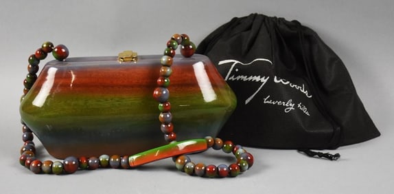 Timmy Woods Work of Art Sorena Purse w Original Dust Bag