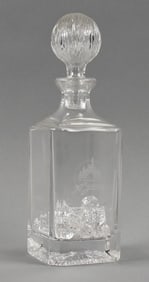 1985 Disneyland 30th Anniversary Glass Decanter